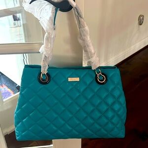 Kate spade turquoise bag.
